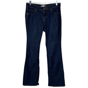 Cabi Women’s Boot Cut Dark Wash Jeans Cotton Blend Five Pocket Style 203R Size 6